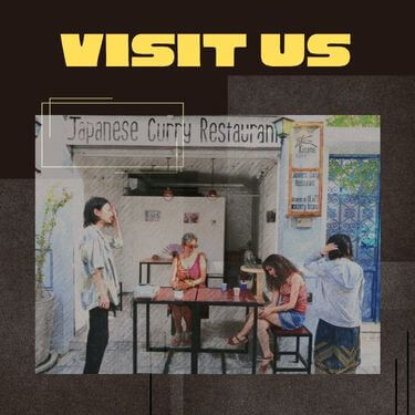 Kitano's signature curry rice and curry udon menu.